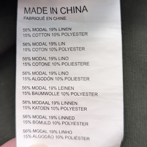 Club Monaco Olive Green Midi Skirt High Waist Linen Blend Size 8 Pockets - Picture 10 of 16